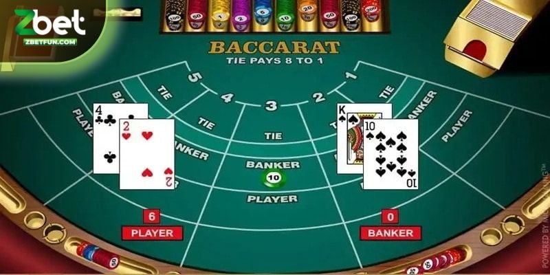 Luật chơi Baccarat Zbet cực đơn giản cho người mới