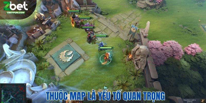 Thuộc map là yếu tố quan trọng để bạn lên chiến lược